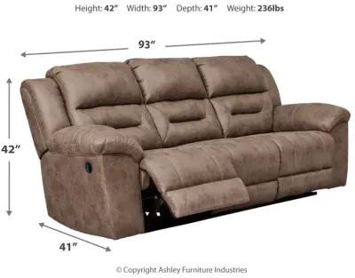 Stoneland Reclining Sofa - Fossil