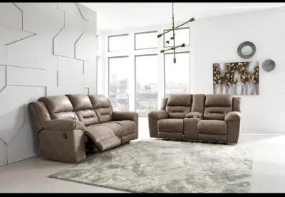 Stoneland Reclining Sofa - Fossil