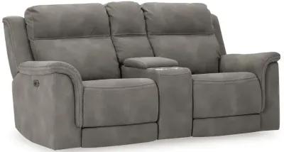 Next-Gen DuraPella Power Reclining Loveseat with Console