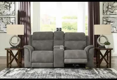 Next-Gen DuraPella Power Reclining Loveseat with Console