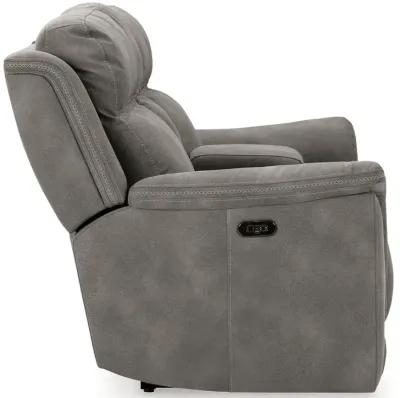 Next-Gen DuraPella Power Reclining Loveseat with Console