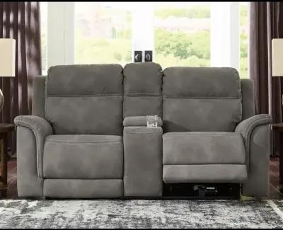 Next-Gen DuraPella Power Reclining Loveseat with Console