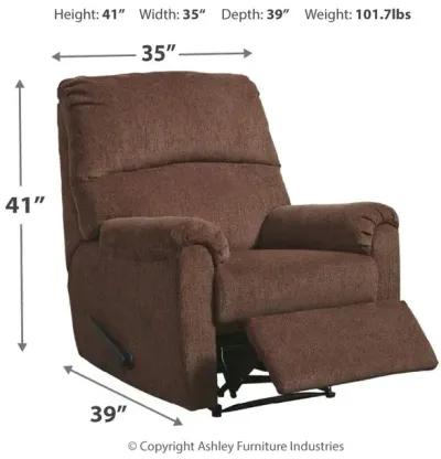 Nerviano Recliner - Chocolate