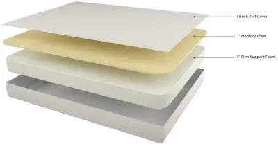 Chime 8 Inch Memory Foam King Mattress in a Box