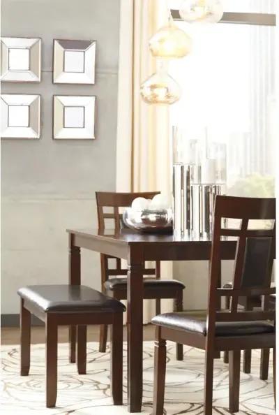 Bennox Dining Table and Chairs with Bench (Set of 6)