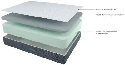 12 Inch Chime Elite Queen Memory Foam Mattress in a box