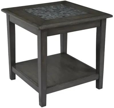 Grey Mosaic End Table