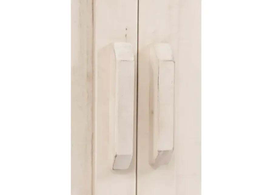 Madison County 70" Barn Door Server - Vintage White