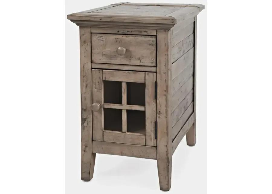 Rustic Shores Power Chairside Table