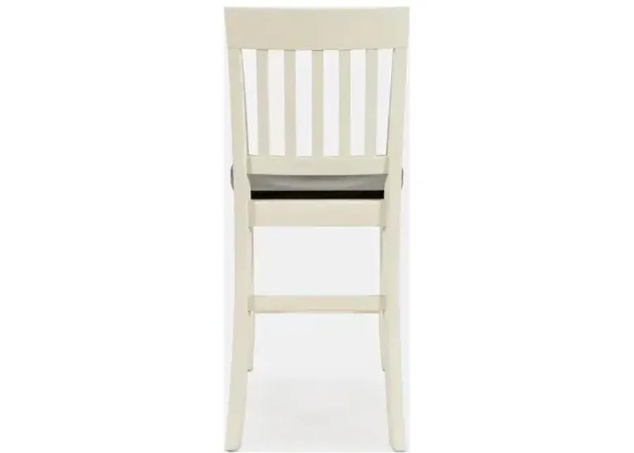 Decatur Lane Counter Stool - White