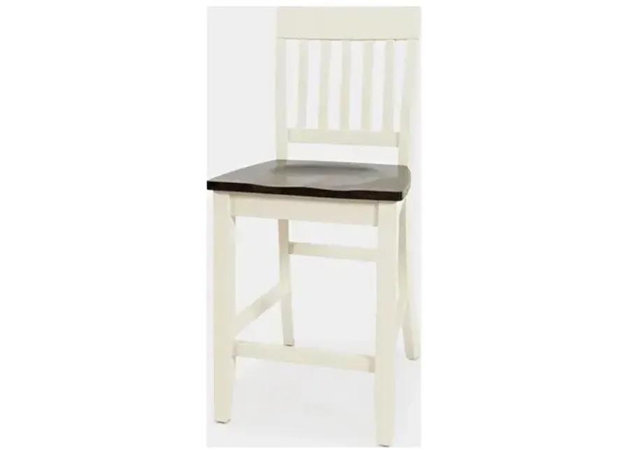 Decatur Lane Counter Stool - White