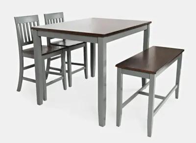 Decatur Lane 4 Pack Counter Height Dining Set - Grey