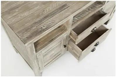 Artisan's Craft 50" Media Console - Washed Grey