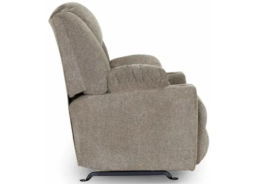 Master Snuggler Rocker Recliner w/ Cupholder - Westwood Platinum