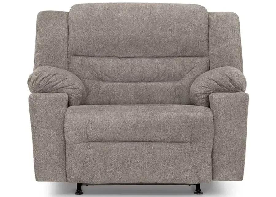 Master Snuggler Rocker Recliner w/ Cupholder - Westwood Platinum