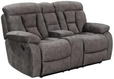 Bogata Manual Reclining Console Loveseat