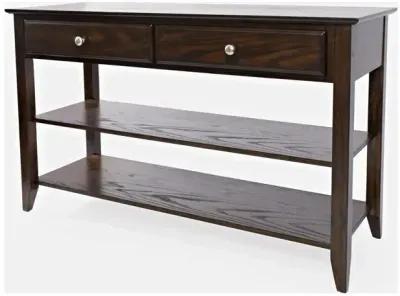 Espresso Sofa Table