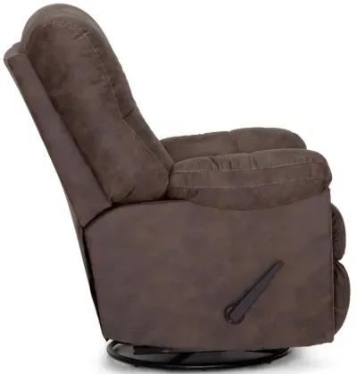 Connery Swivel Rocker Recliner - Amargo Coffee