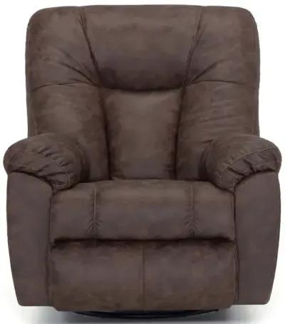 Connery Swivel Rocker Recliner - Amargo Coffee