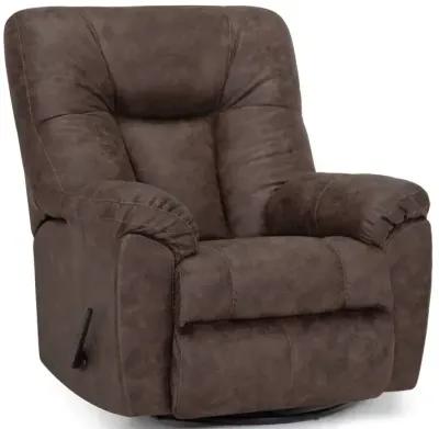 Connery Swivel Rocker Recliner - Amargo Coffee