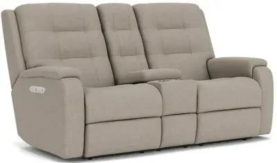 Arlo Power Reclining Loveseat with Console & Power Headrests & Lumbar