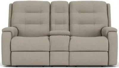 Arlo Power Reclining Loveseat with Console & Power Headrests & Lumbar