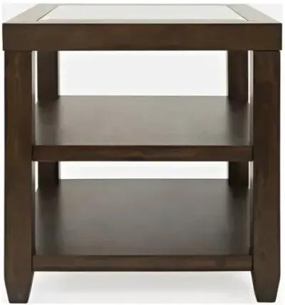 Urban Icon End Table - Merlot