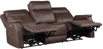 Valencia Dual-Power Reclining Sofa - Walnut