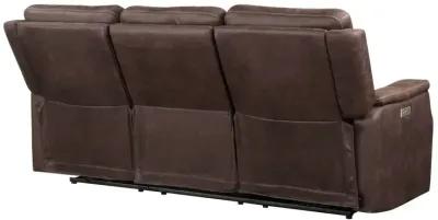 Valencia Dual-Power Reclining Sofa - Walnut