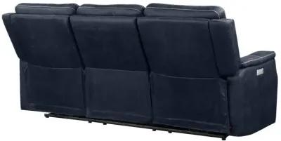 Valencia Dual-Power Reclining Sofa, Ocean Blue