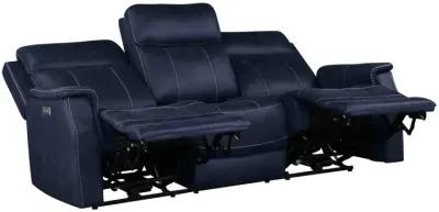 Valencia Dual-Power Reclining Sofa, Ocean Blue