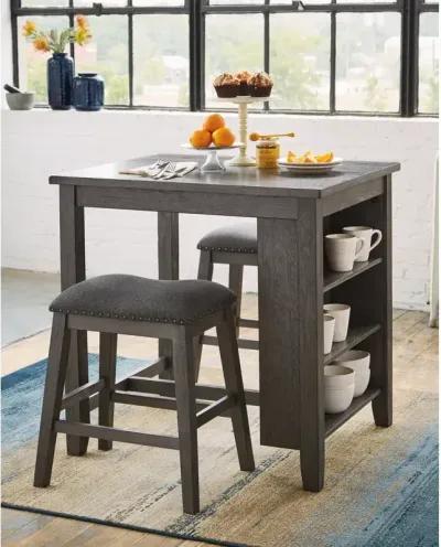 Caitbrook Counter Height Dining Table and Bar Stools (Set of 3)