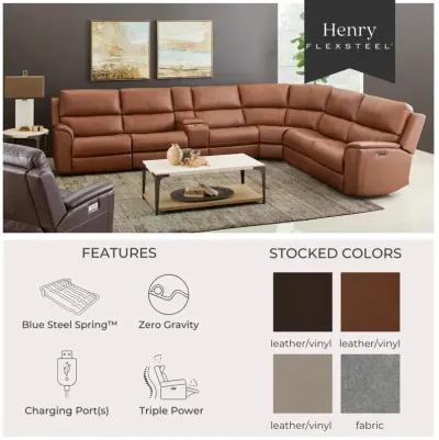 Henry 6 PC Power Reclining Sectional