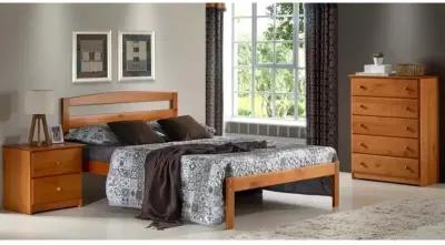 Berkeley Full Platform Bed - Pecan