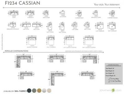 Cassian 2 PC Sectional