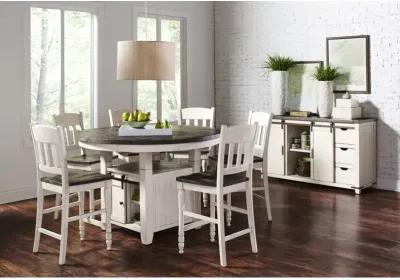 Madison County Round High/Low Dining Table