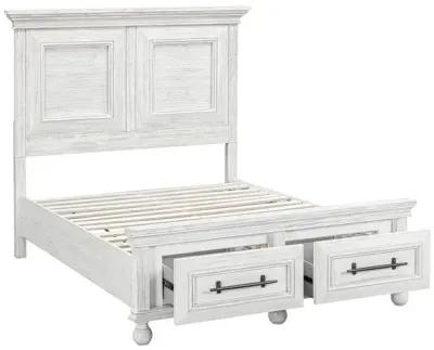 Summerhouse Queen Storage Bed - Dover White