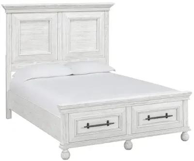 Summerhouse Queen Storage Bed - Dover White