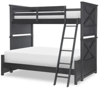 Flatiron Twin Over Full Bunk Bed - Black