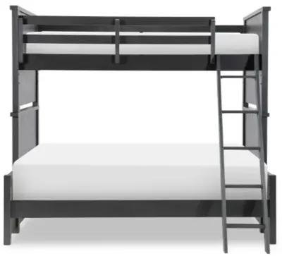 Flatiron Twin Over Full Bunk Bed - Black