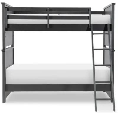 Flatiron Twin Over Twin Bunk Bed - Black