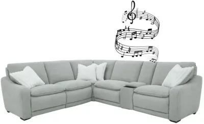 6 PC Reclining Sectional - Skylander Dove