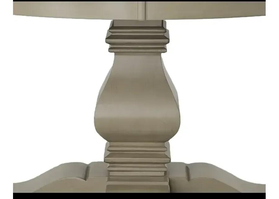 Solid Round Top Pedestal Table