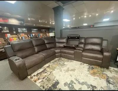 6PC Power Reclining Sectional