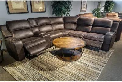 6PC Power Reclining Sectional