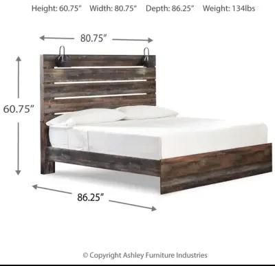 Drystan King Panel Bed