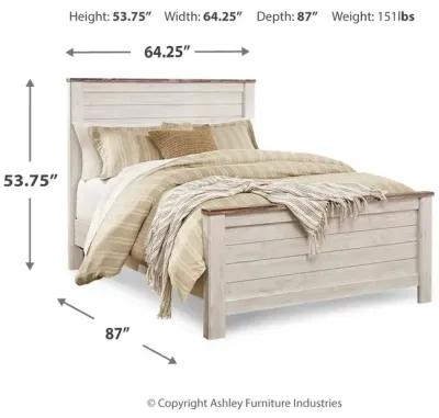 Willowton Queen Panel Bed