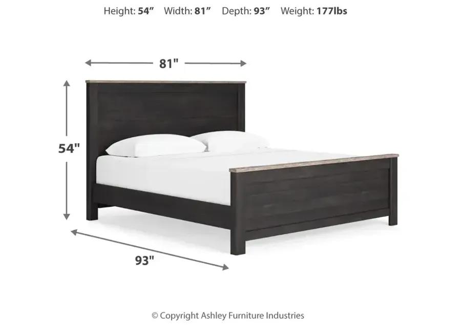 Nanforth King Panel Bed