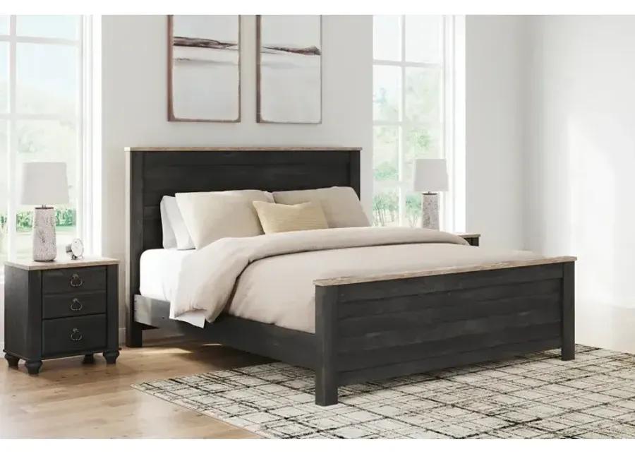 Nanforth King Panel Bed