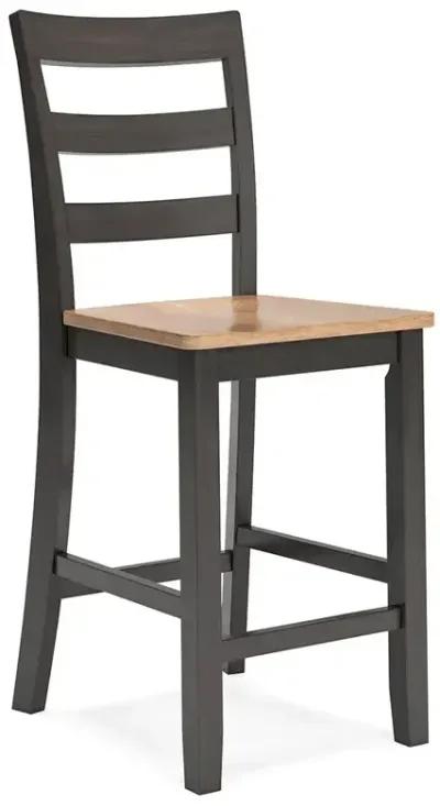 Gesthaven Counter Height Dining Table and 4 Barstools